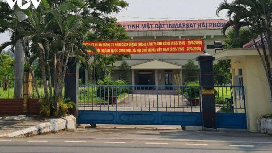 Đổ cột ăng-ten Đài vệ tinh mặt đất Inmarsat ở Hải Phòng, 1 người tử vong