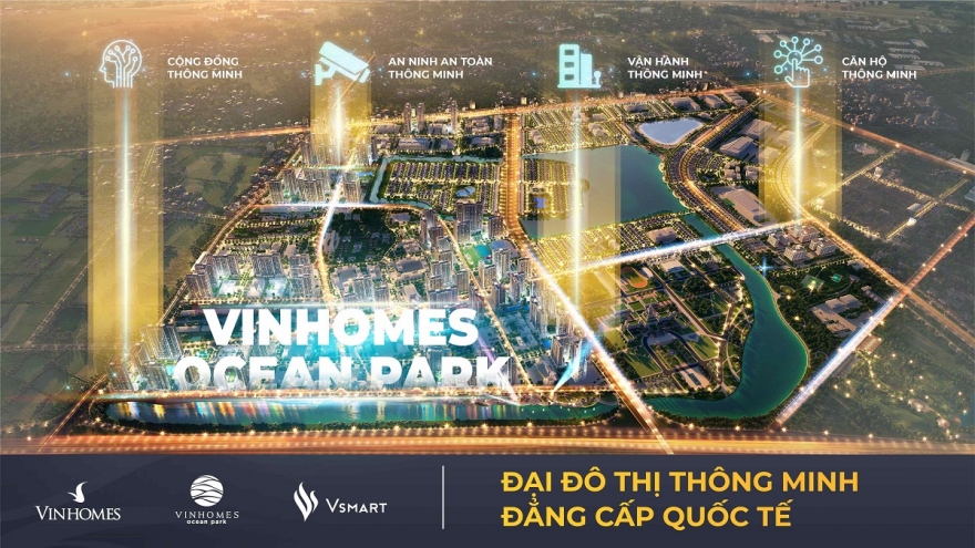 Vinhomes Ocean Park đạt giải thưởng danh giá nhất của "Thành phố thông minh 2020"