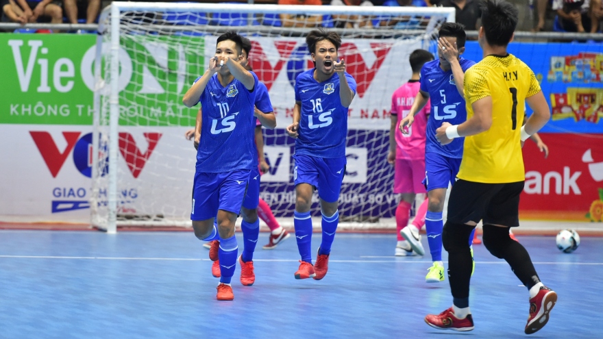 Giải Futsal HDBank VĐQG 2021: Thái Sơn Nam đè bẹp Zetbit Sài Gòn