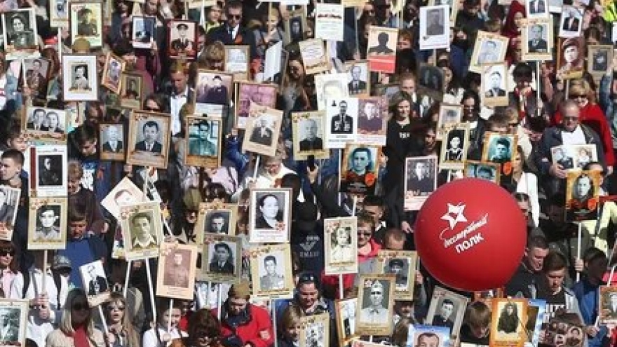 “Binh đoàn bất tử” diễu hành trực tuyến nhân 76 năm Chiến thắng tại Nga