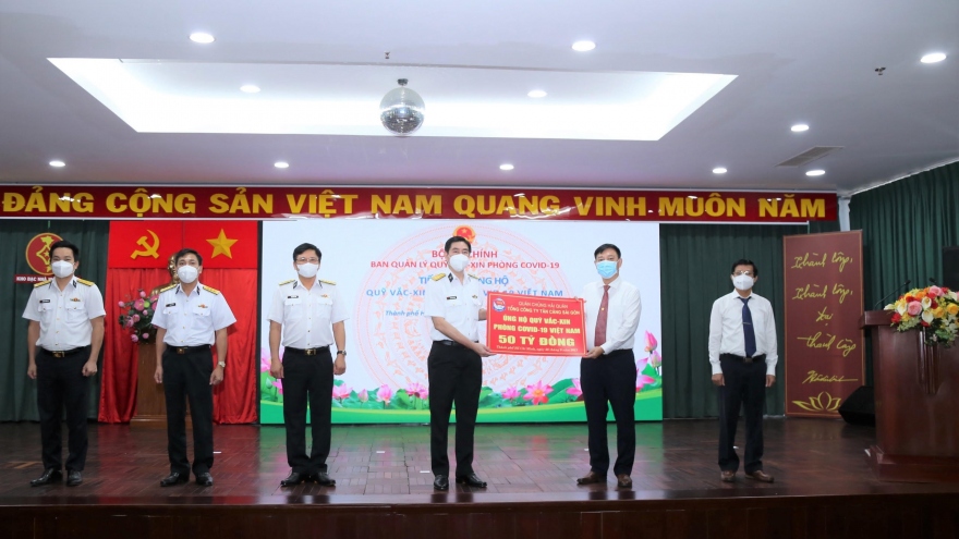 Tân Cảng Sài Gòn ủng hộ 50 tỷ đồng vào “Quỹ vaccine phòng, chống Covid-19”