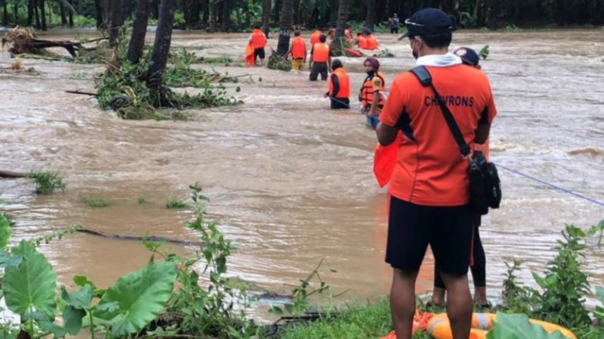 22 người thiệt mạng, 16 mất tích do bão Kompasu ở Philippines