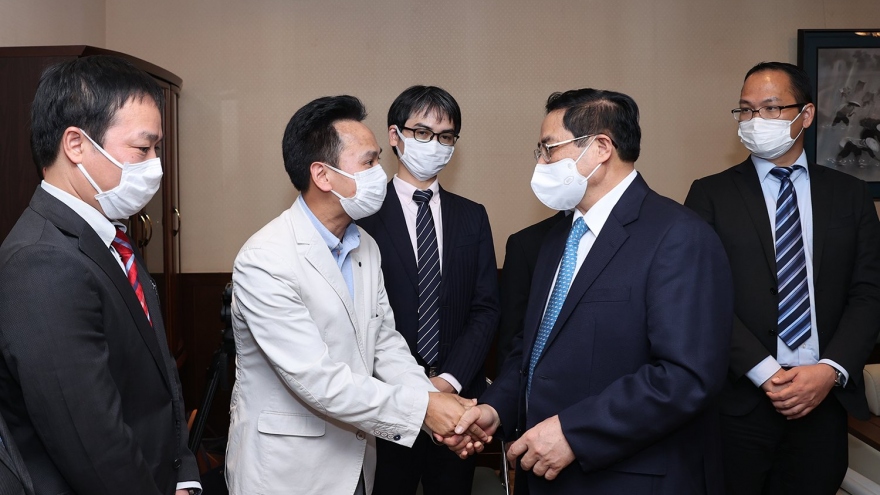 Thủ tướng gặp gỡ các trí thức Việt Nam tại Nhật Bản