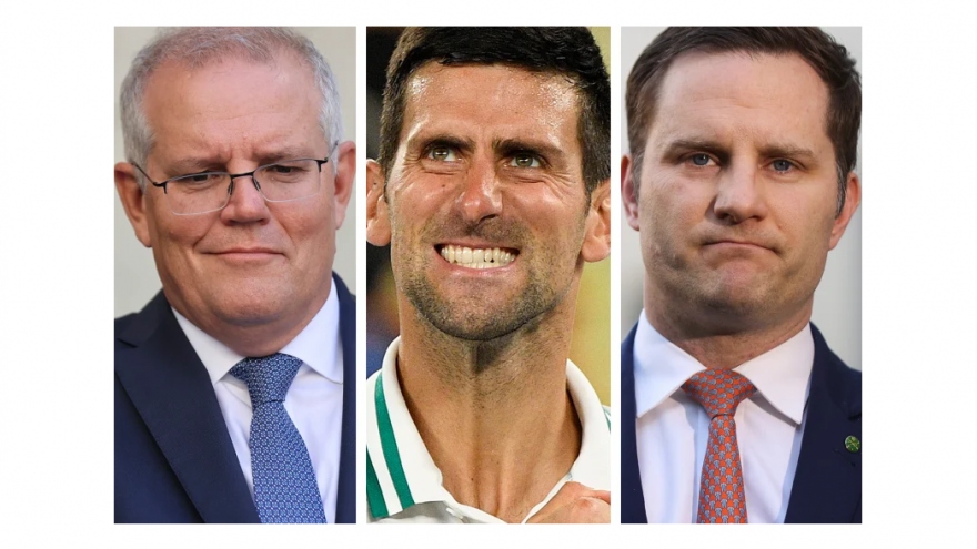 Thủ tướng Australia điện đàm với Thủ tướng Serbia về vụ Novak Djokovic