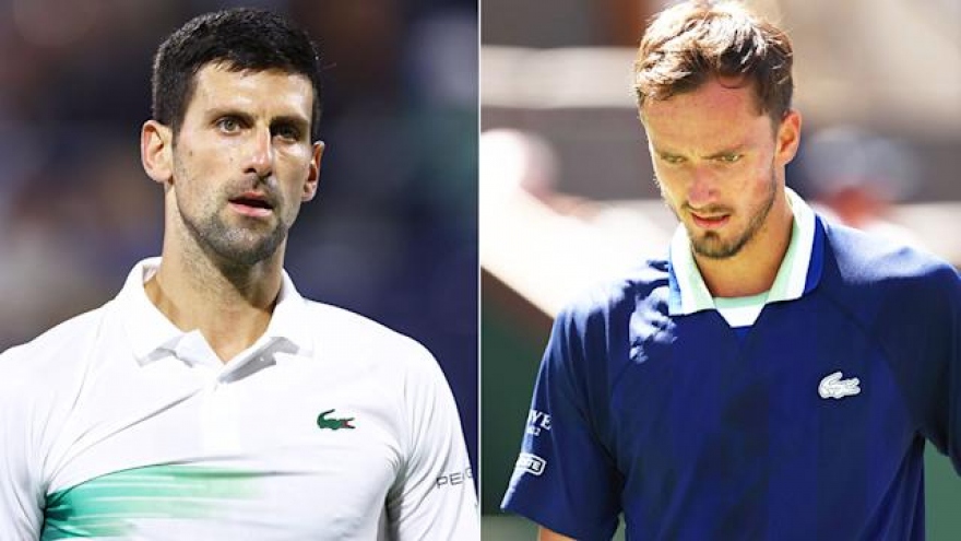 Djokovic lấy lại ngôi số 1 thế giới từ tay Medvedev dù không thi đấu