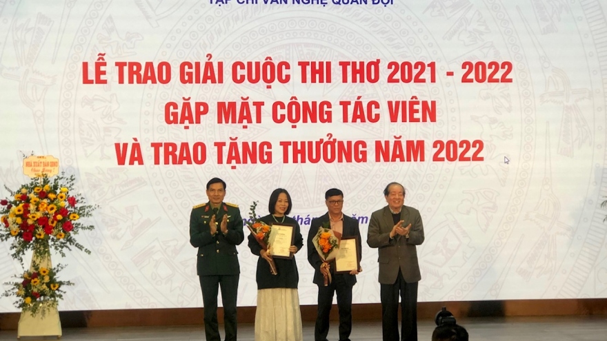 Lễ trao giải cuộc thi thơ 2021-2022: “Thơ là văn bản của tâm hồn”