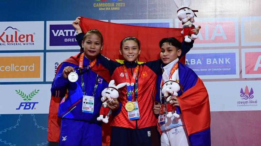 Huỳnh Hà Hữu Hiếu giành HCV SEA Games 32 dù chỉ đấu 1 trận môn Kun Khmer