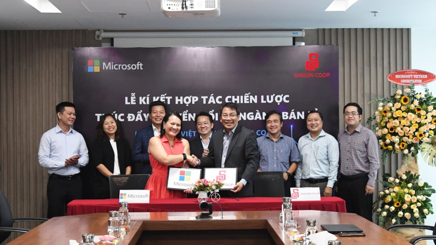 Saigon Co.op và Microsoft ký thỏa thuận hợp tác thúc đẩy chuyển đổi số