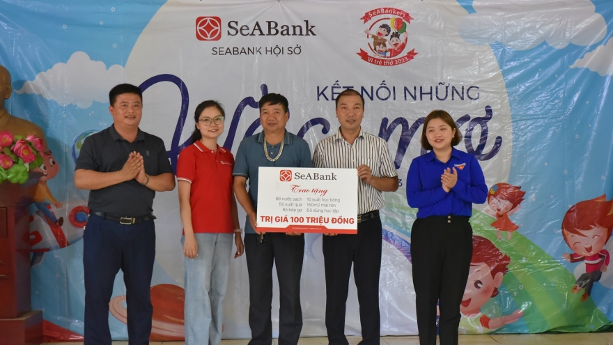 SeABank chia sẻ niềm vui, kết nối những ước mơ của trẻ thơ