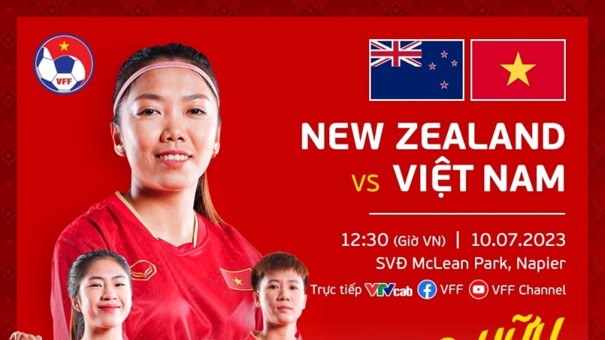 Cách xem trực tiếp ĐT nữ Việt Nam vs ĐT New Zealand