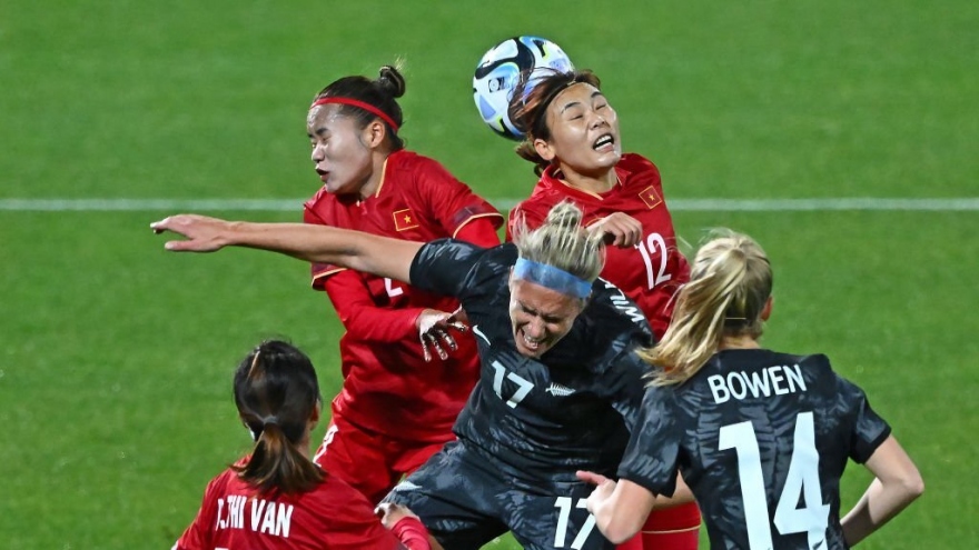 ĐT nữ Việt Nam thất bại trước ĐT nữ New Zealand
