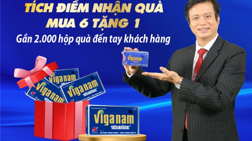 Viganam Tâm Bình thu hút gần 5.000 khách hàng tham gia tích điểm nhận quà