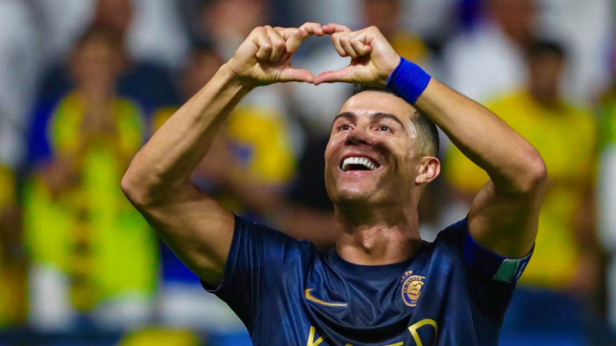 Ronaldo dẫn đầu danh sách Vua phá lưới giải VĐQG Saudi Arabia