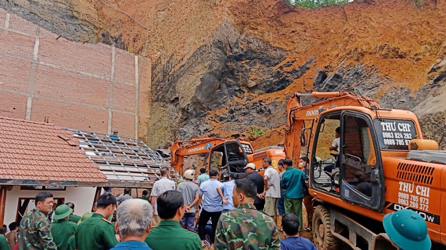 Sạt lở đất ở huyện Sơn Động (Bắc Giang), một người tử vong