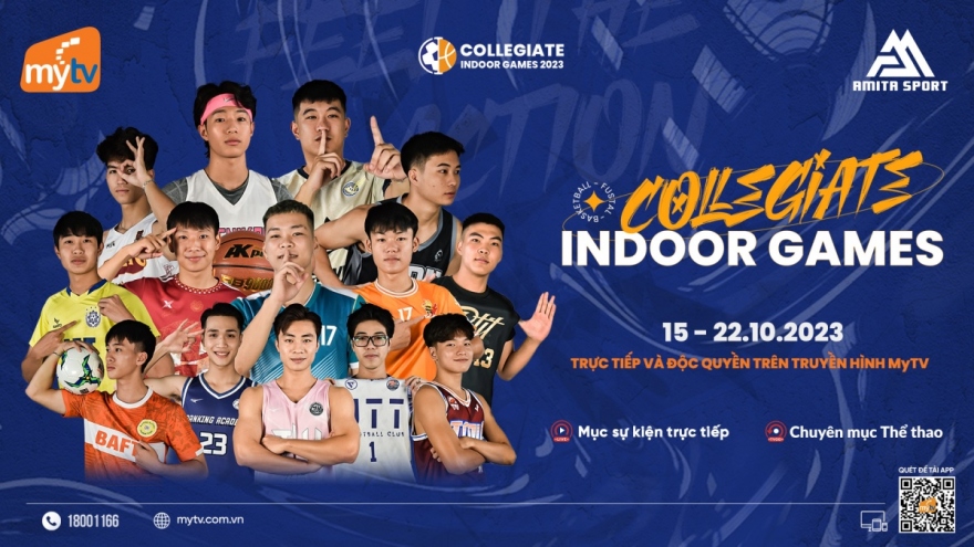 Truyền hình MyTV độc quyền phát trực tiếp giải đấu Collegiate Indoor Games 2023