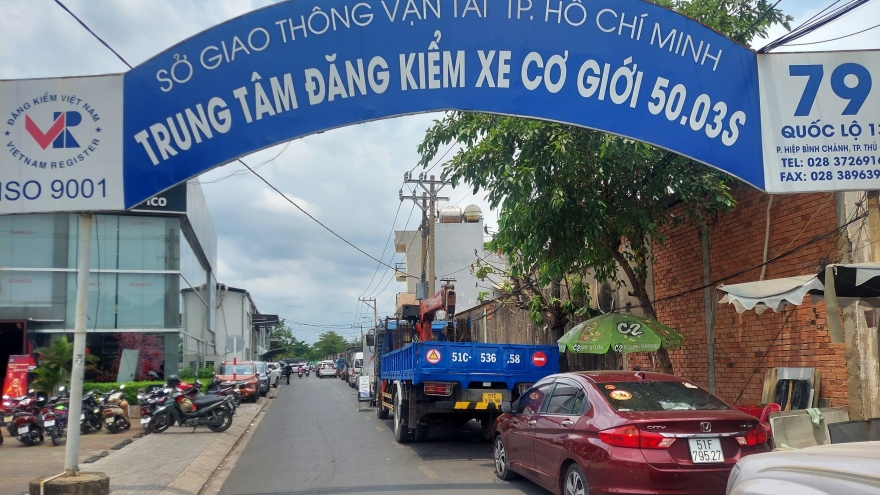 TP.HCM có đến 60.000 phương tiện đến hạn đăng kiểm vào cuối năm