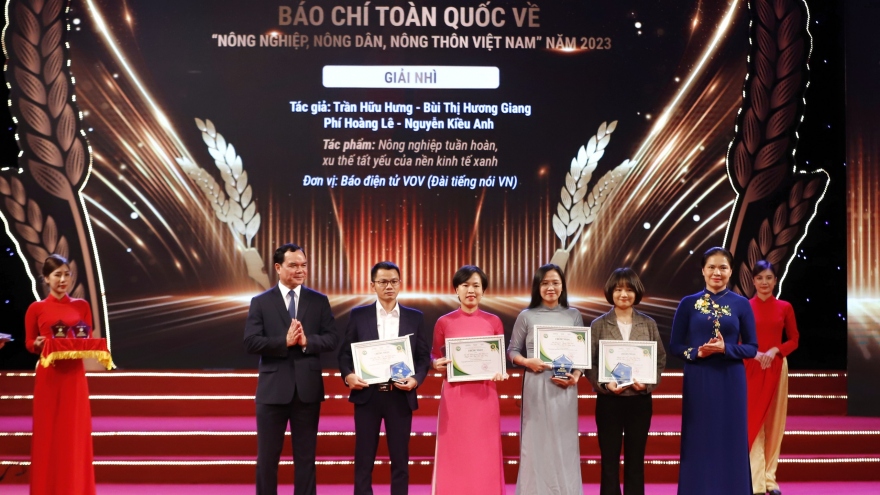 VOV đoạt giải Nhì Giải báo chí toàn quốc về “tam nông” năm 2023