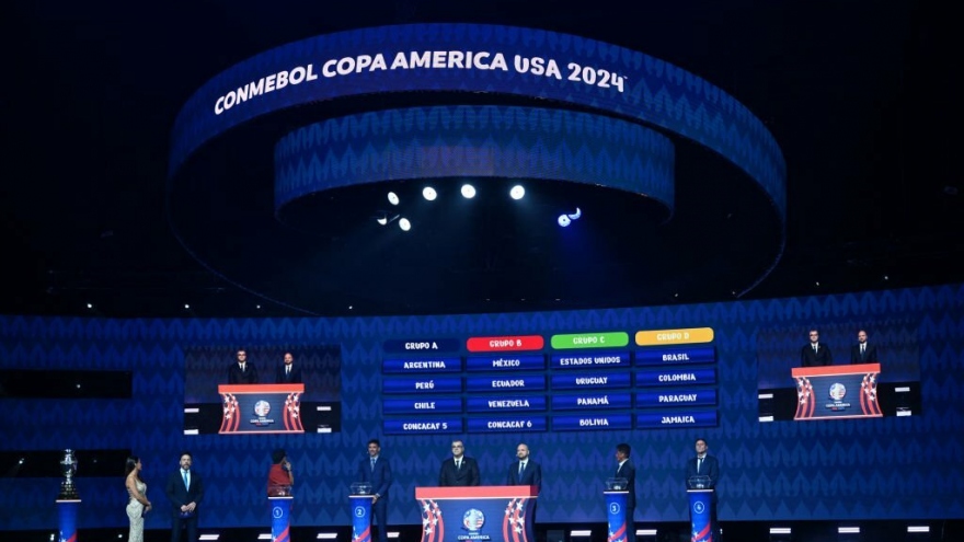 Kết quả bốc thăm Copa America 2024: Brazil và Argentina ở bảng đấu khó