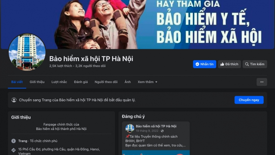 Bảo hiểm xã hội thành phố Hà Nội tích cực đổi mới truyền thông trên mạng xã hội