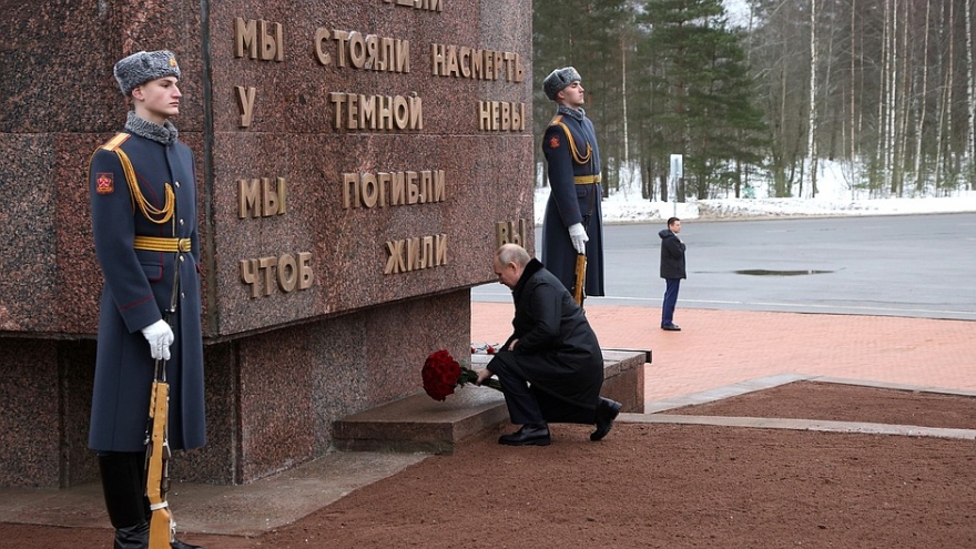 Tổng thống Putin lên án chủ nghĩa bài Nga tại lễ kỷ niệm cuộc vây hãm Leningrad