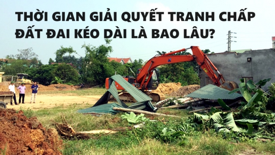 Giải quyết tranh chấp đất đai kéo dài cần thời gian bao lâu?