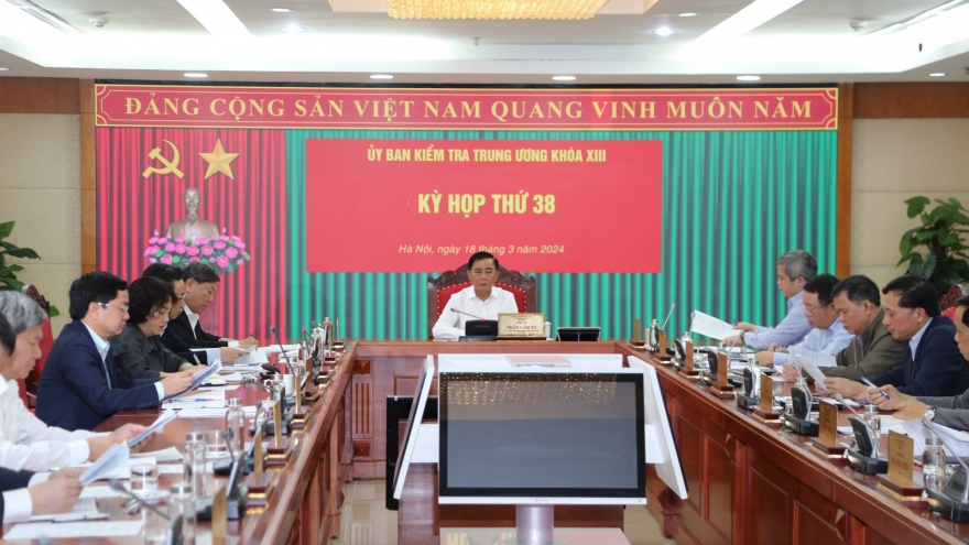 Toàn văn Thông cáo báo chí Kỳ họp thứ 38 của Ủy ban Kiểm tra Trung ương