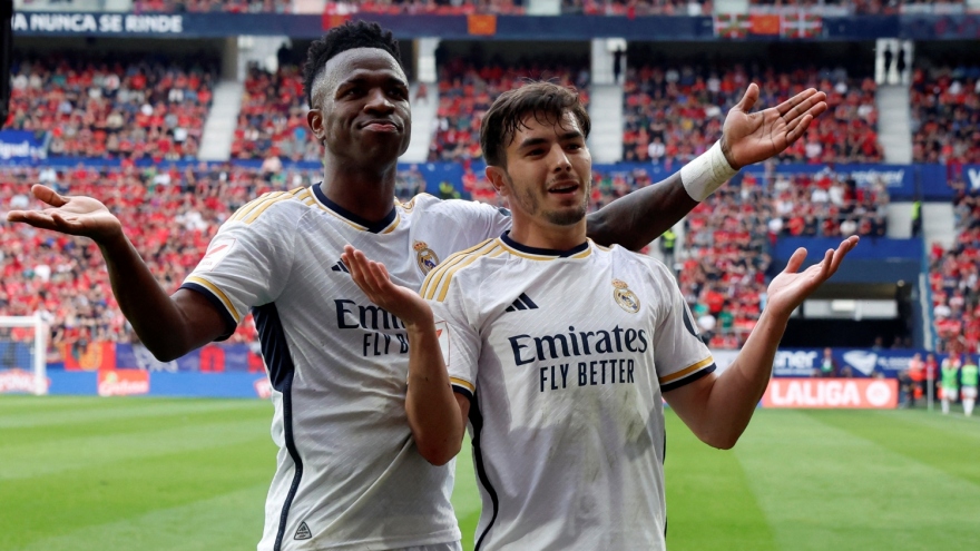 Kết quả bóng đá hôm nay 17/3: Vinicius giúp Real Madrid hơn Barca 11 điểm