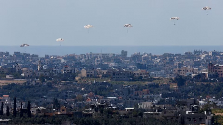 Mỹ điều động một tàu chở hàng viện trợ nhân đạo tới Gaza