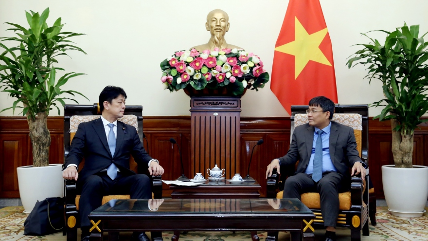 Thứ trưởng Nguyễn Minh Vũ hội đàm với Thứ trưởng Ngoại giao Nhật Bản