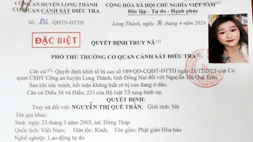 Bắt nữ đối tượng bị truy nã đặc biệt khi nhập cảnh vào Việt Nam