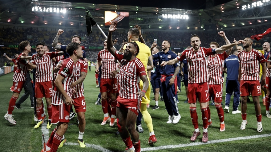 Olympiacos vô địch Cúp C3 châu Âu 2023/2024