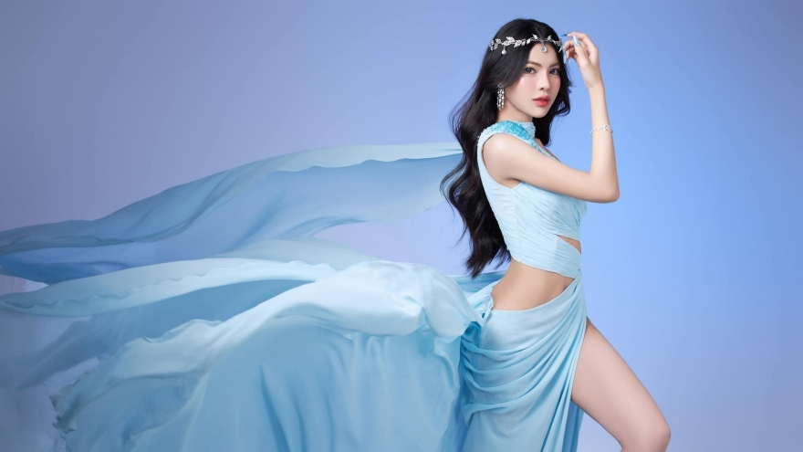 Tường San "đẹp tựa nữ thần" trong bộ ảnh dự thi Hoa hậu chuyển giới quốc tế