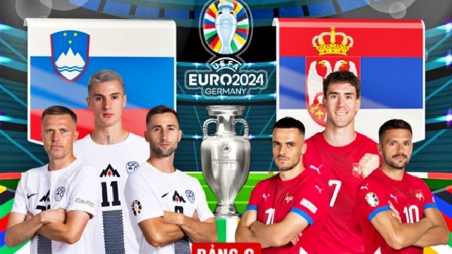 Xem trực tiếp Slovenia vs Serbia bảng C tại EURO 2024 ở đâu?