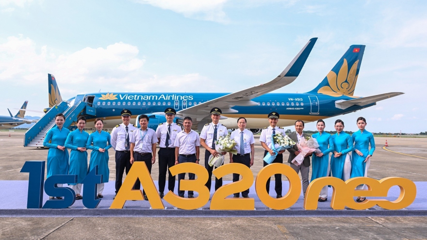 Vietnam Airlines chính thức đón nhận máy bay Airbus A320neo đầu tiên