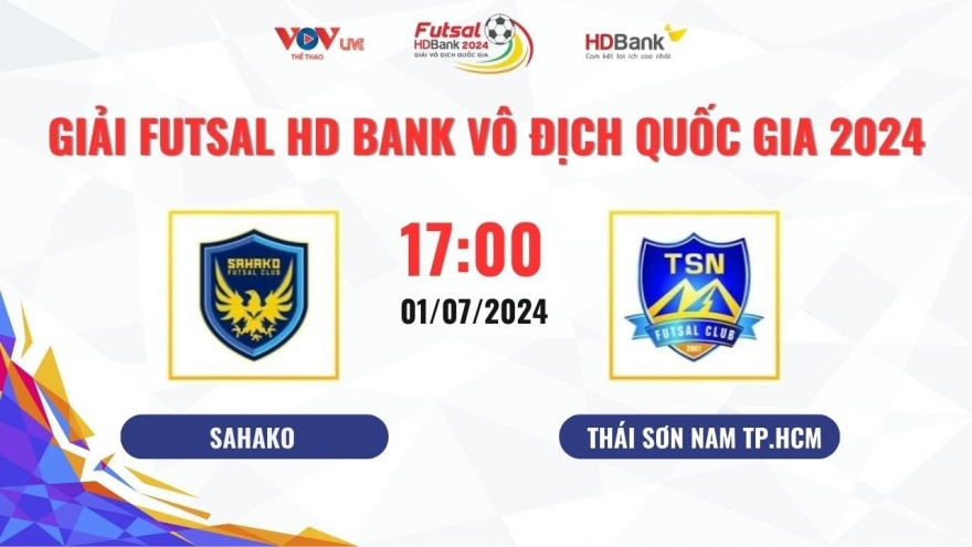 Trực tiếp Sahako - Thái Sơn Nam TP.HCM