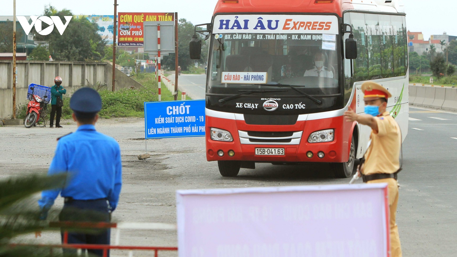 Hải Phòng lập chốt kiểm soát phòng dịch tại cầu Nghìn, dừng đón du khách đến Cát Bà