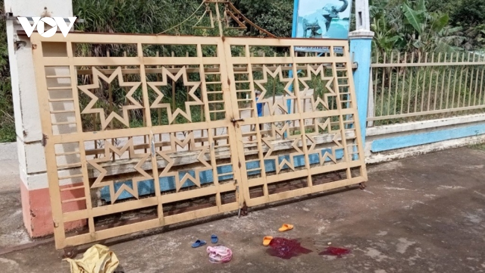 Cổng trường sập, một trẻ mẫu giáo tử vong ở Quảng Nam