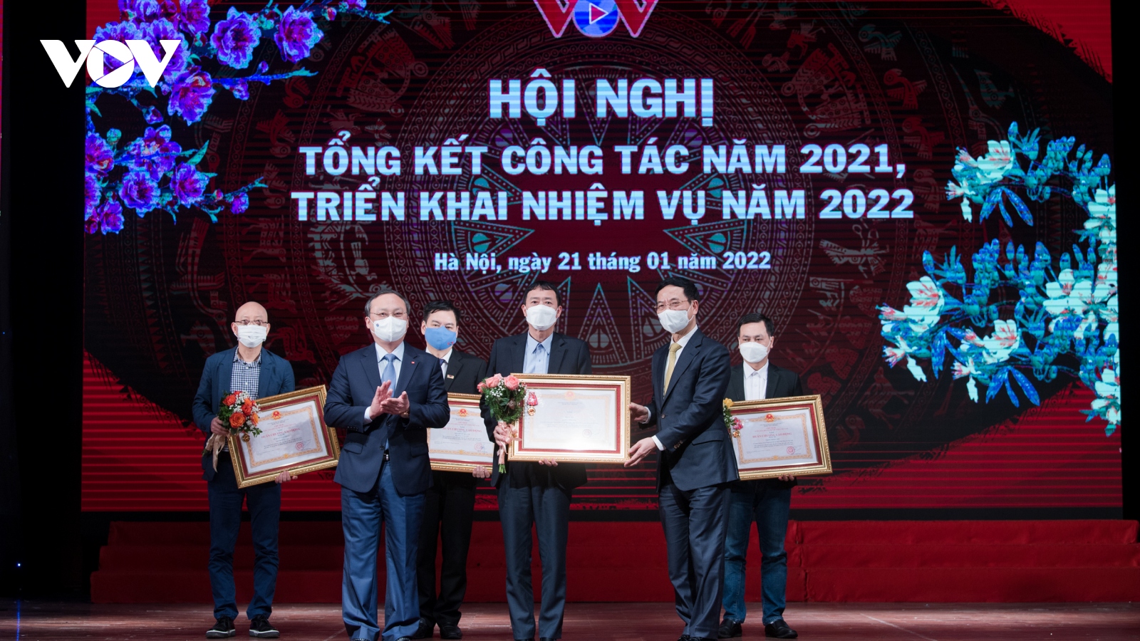 Toàn cảnh Hội nghị Tổng kết công tác năm 2021 và triển khai nhiệm vụ năm 2022 của VOV