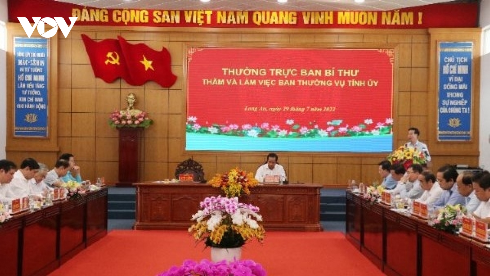 Ông Võ Văn Thưởng yêu cầu Long An nâng cao hiệu quả lãnh đạo, chỉ đạo của Đảng