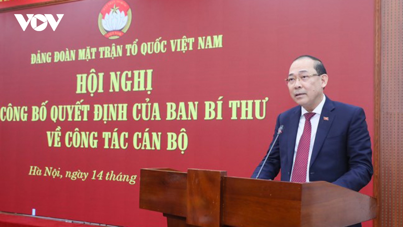 Phó Bí thư Tỉnh ủy Phú Thọ tham gia Đảng đoàn MTTQ Việt Nam