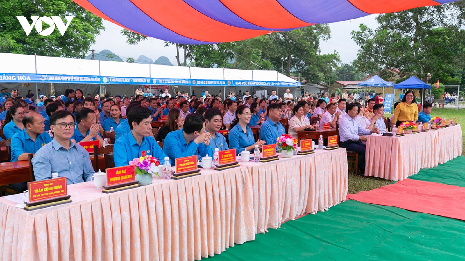 Tưng bừng ngày hội công nhân nơi vùng cao biên giới