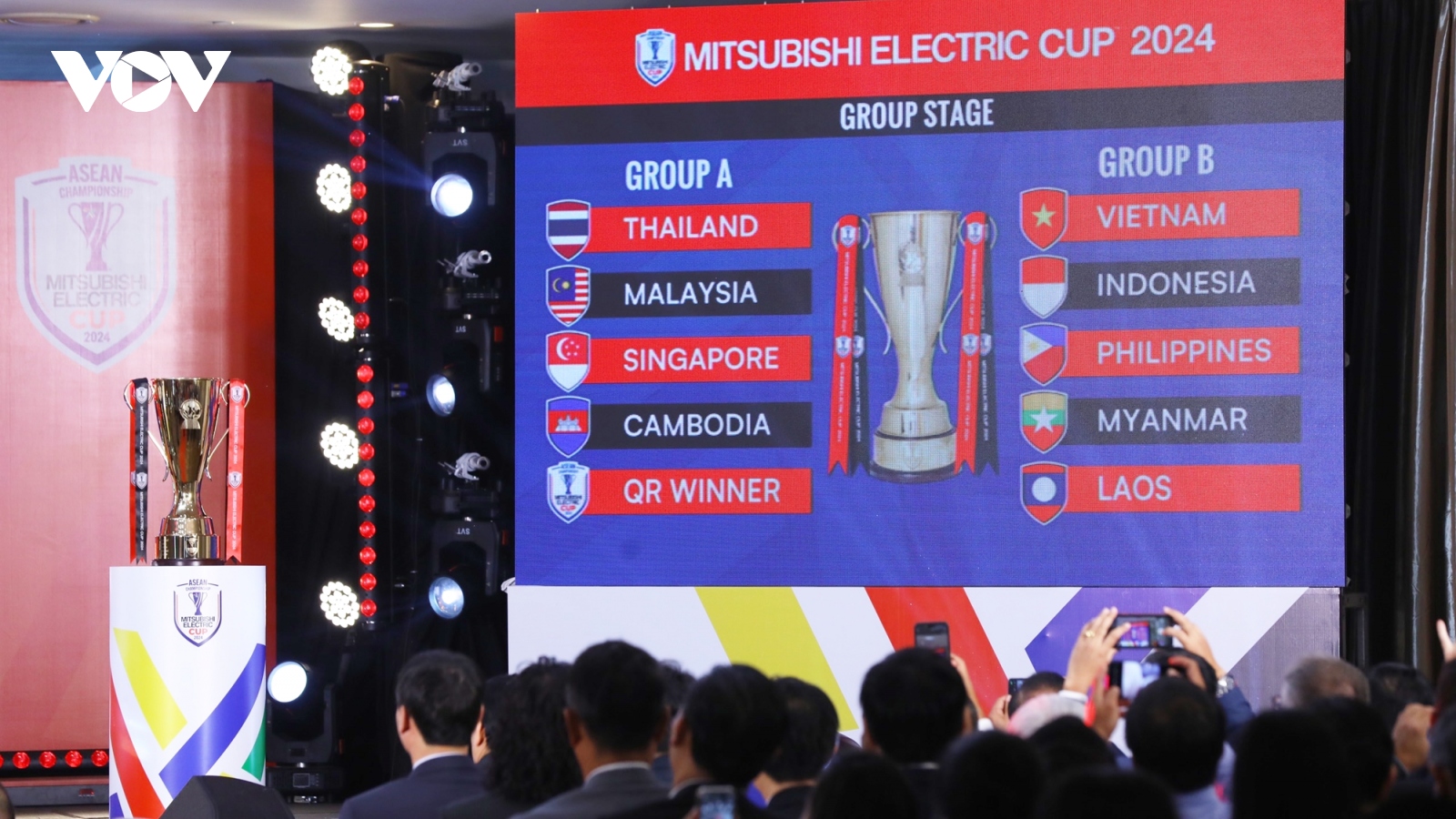 Kết quả bốc thăm AFF Cup 2024: ĐT Việt Nam cùng bảng với ĐT Indonesia