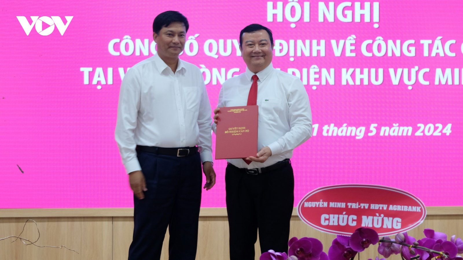 Ông Nguyễn Tiến Trường làm Trưởng Văn phòng Đại diện khu vực miền Trung Agribank