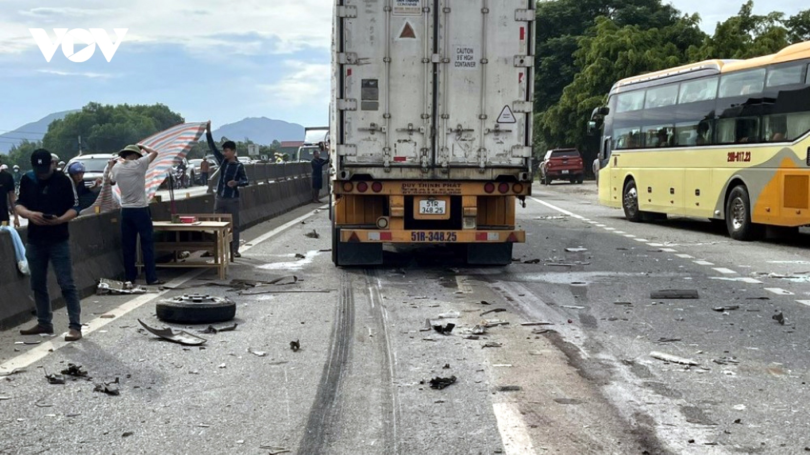 Tai nạn giao thông liên hoàn trên quốc lộ 1A, 3 người tử vong tại chỗ