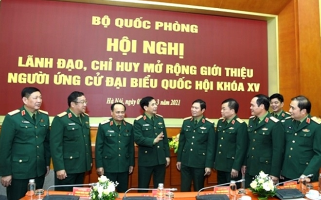 Quốc hội khóa XV có 33 đại biểu quân đội