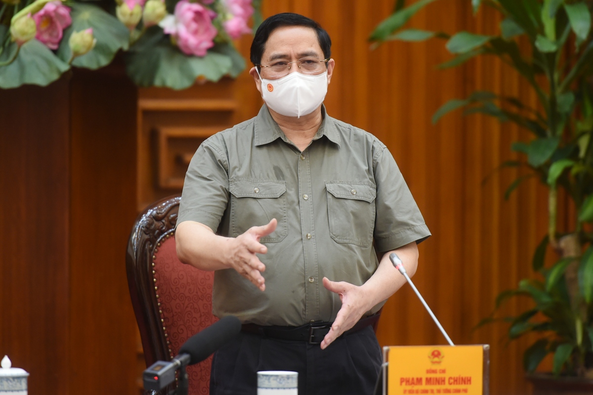 Thủ tướng Phạm Minh Chính nhắc nhở nghiêm khắc các địa phương chưa làm tốt phòng dịch