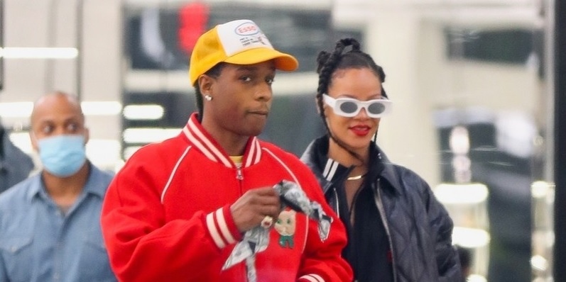 Rihanna sành điệu đi mua sắm cùng bạn trai rapper