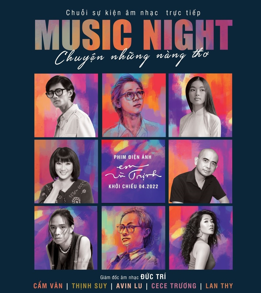 Đêm nhạc “Em và Trịnh – Chuyện những nàng thơ” kết nối điện ảnh, âm nhạc và cuộc đời