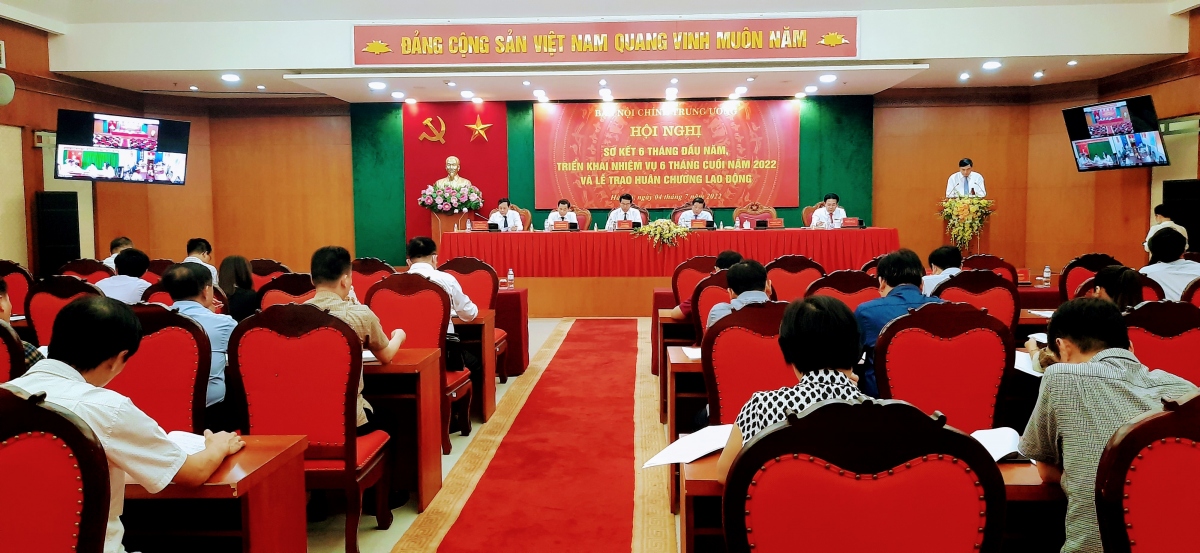 Ban Nội chính Trung ương sơ kết công tác 6 tháng đầu năm 2022