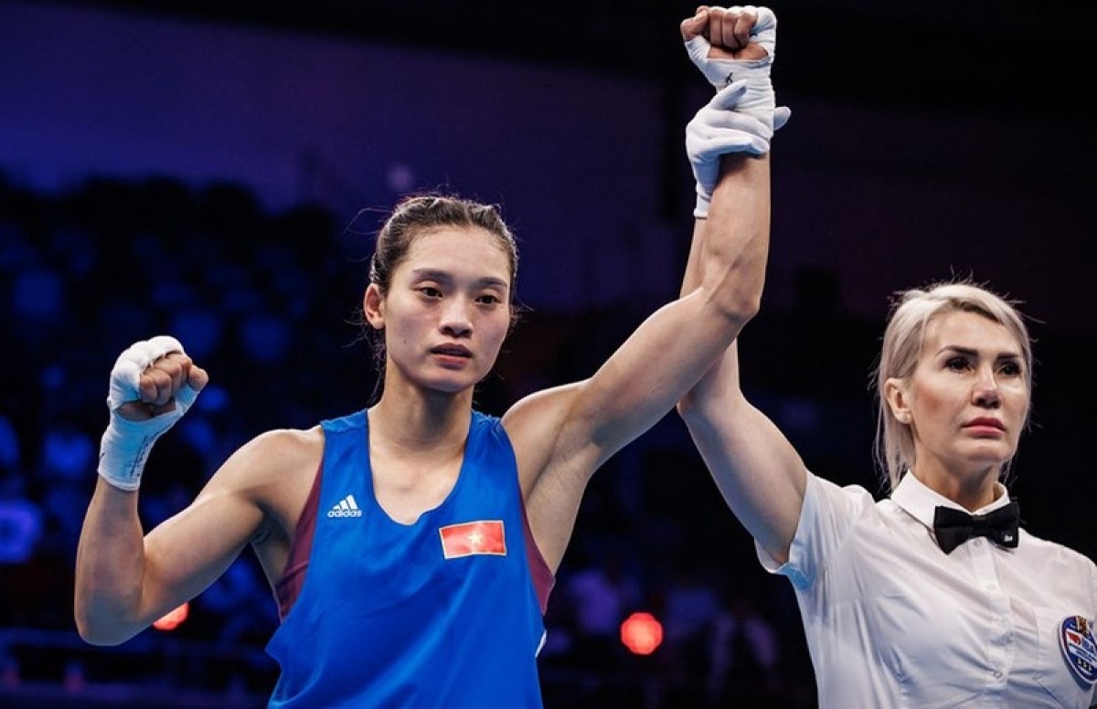 Nguyễn Thị Tâm chắc chắn giành huy chương ở Giải vô địch boxing nữ thế giới 2023